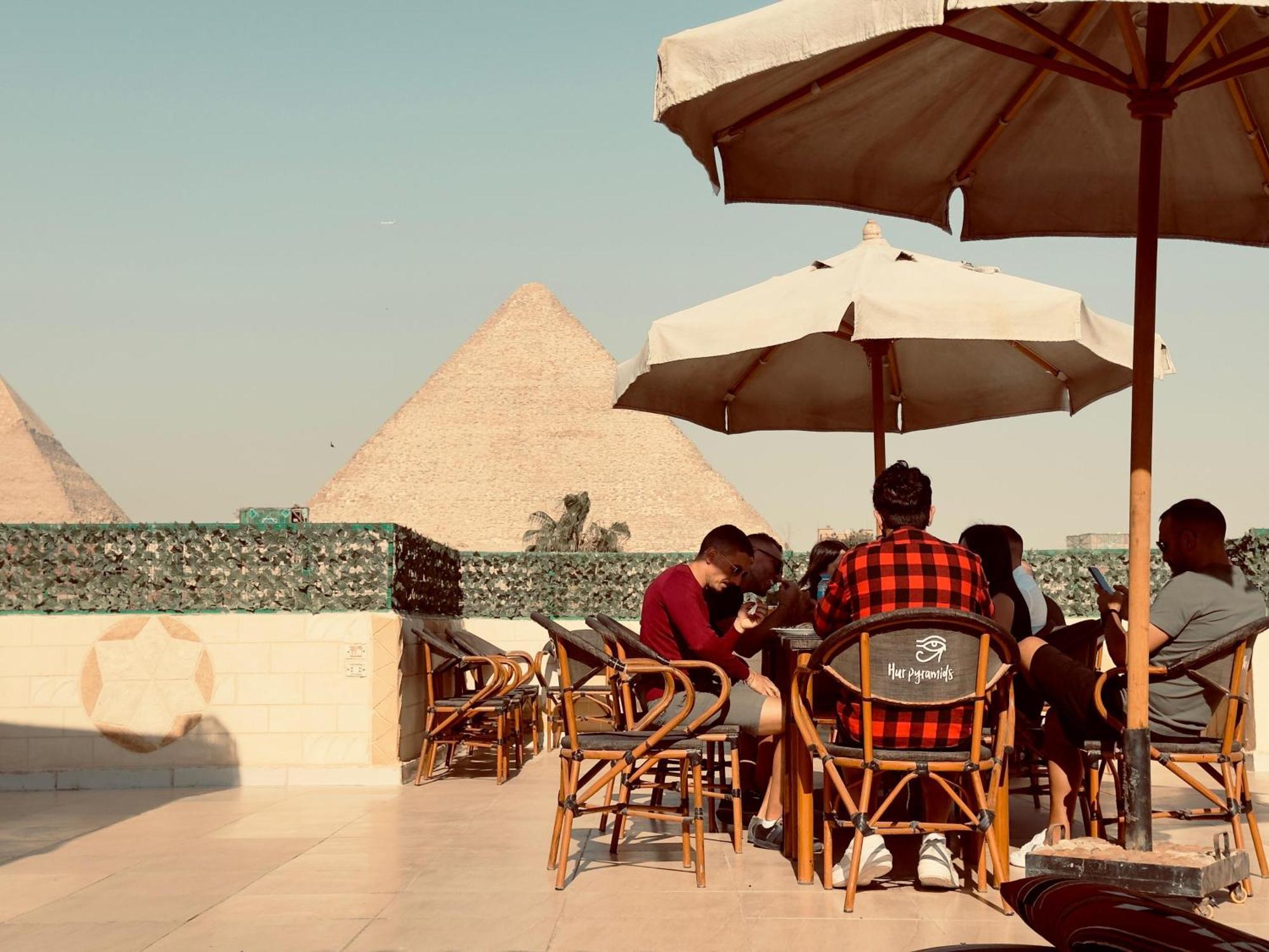 Hur Pyramids Land Inn Kafrat al Jabal Exterior photo