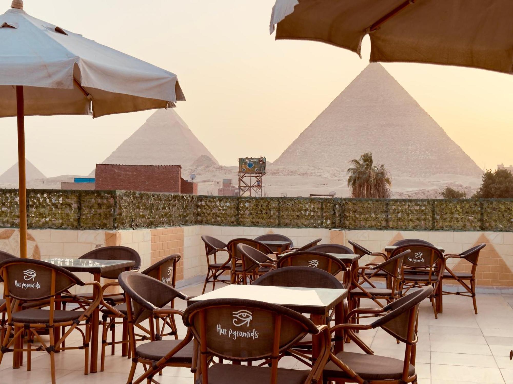 Hur Pyramids Land Inn Kafrat al Jabal Exterior photo